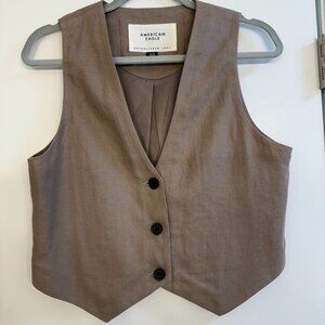 American Eagle blazer vest
